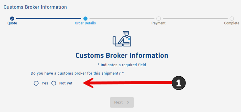 Step 9: Do you have a custom broker